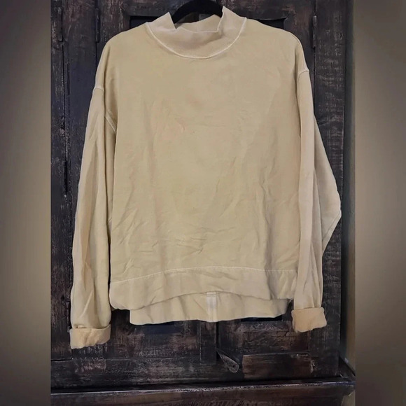 Old Navy Tops - Old Navy Sweatshirt crewneck with cuffed sleeves  Size Small EUC